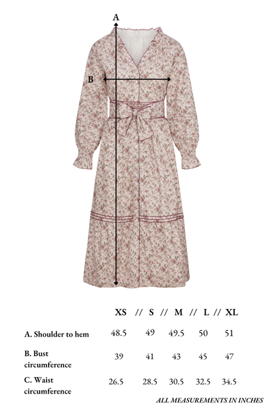 Lele Dress in Overgrown Floral