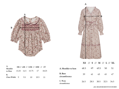 Overgrown Floral Mother & Baby Set