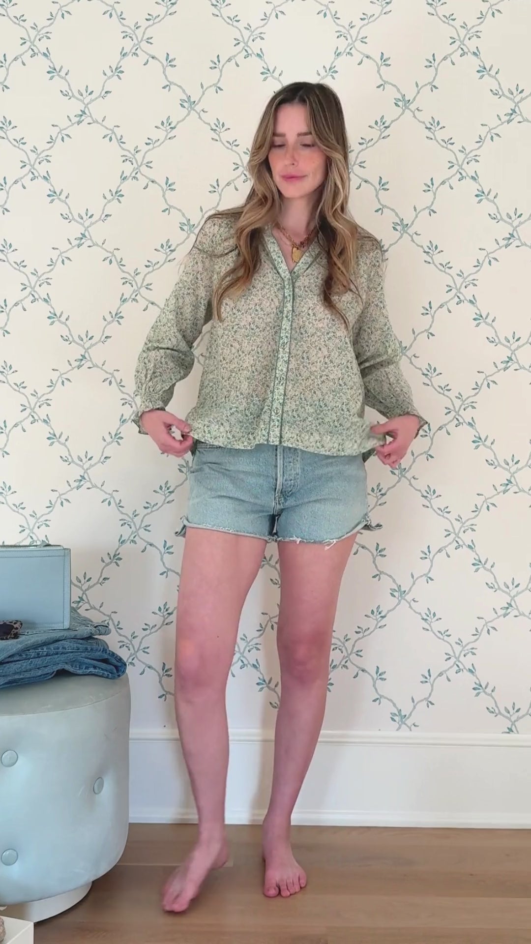 Harper Top in English Garden