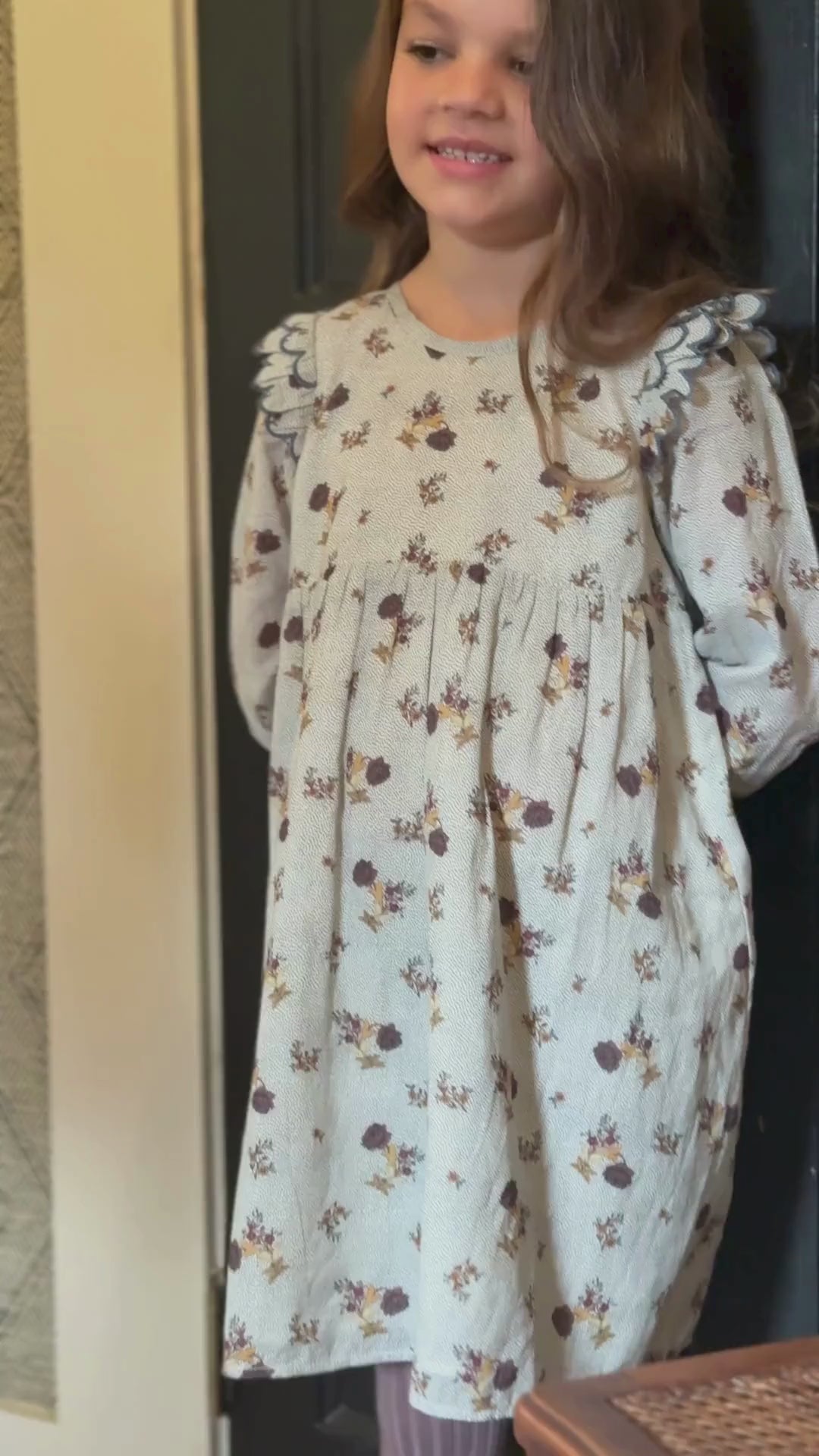 Kate Dress in Dotted Floral