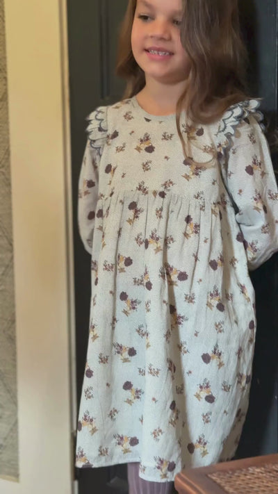 Kate Dress in Dotted Floral