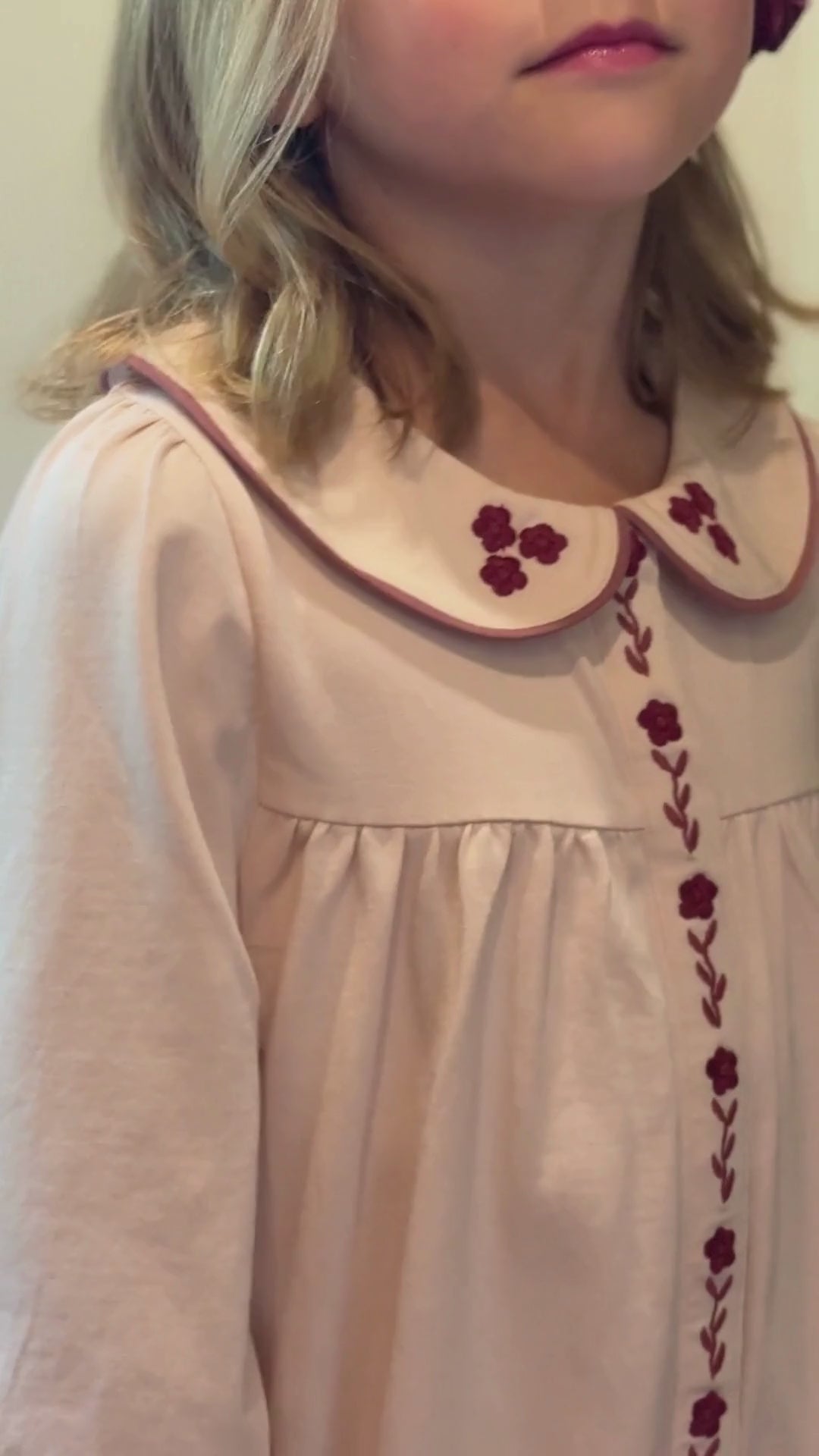 Collier Baby Set in Blushing Pink