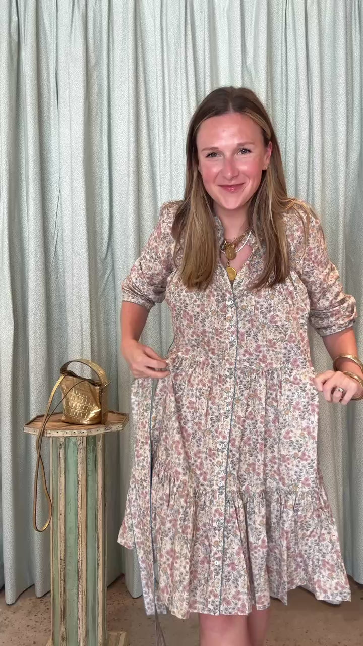 Jillian Dress in Scattered Wildflower