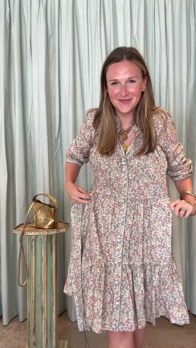 Jillian Dress in Scattered Wildflower