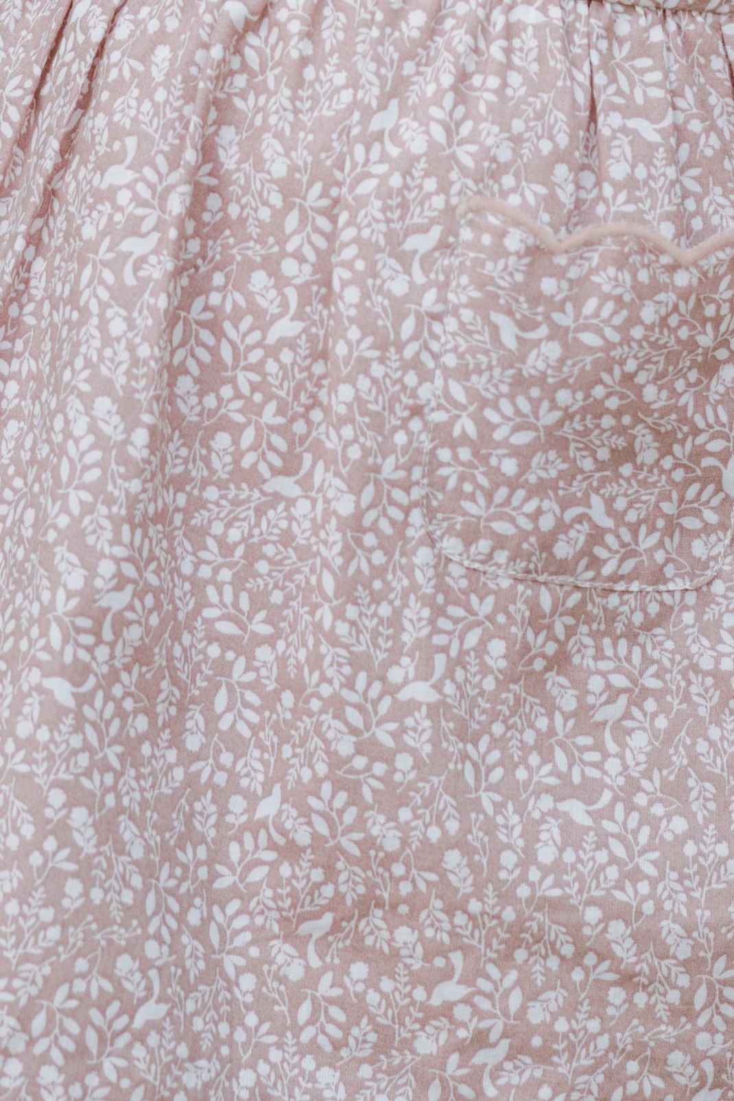 Swatch of the Rose Dawn print