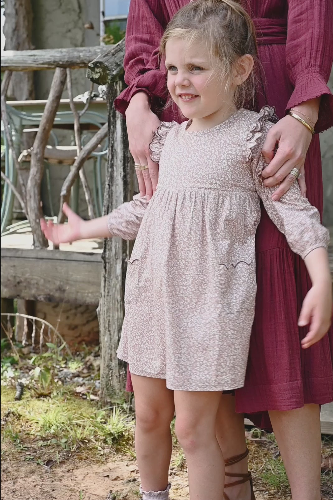 Kate Dress in Rose Dawn