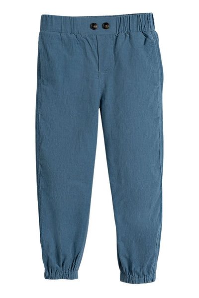 Product shot of the Devon Pant in Medium Blue