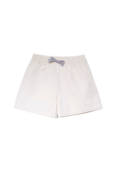 Product shot of boys shorts in the color salt
