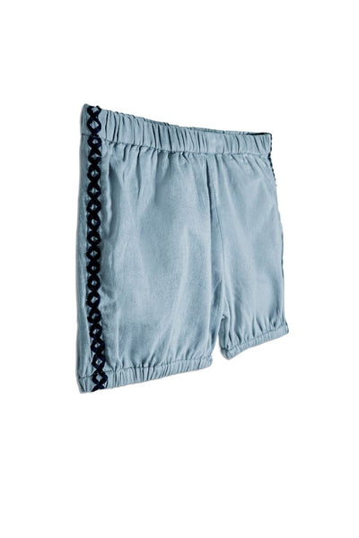 Close up product shot of little boys shorts